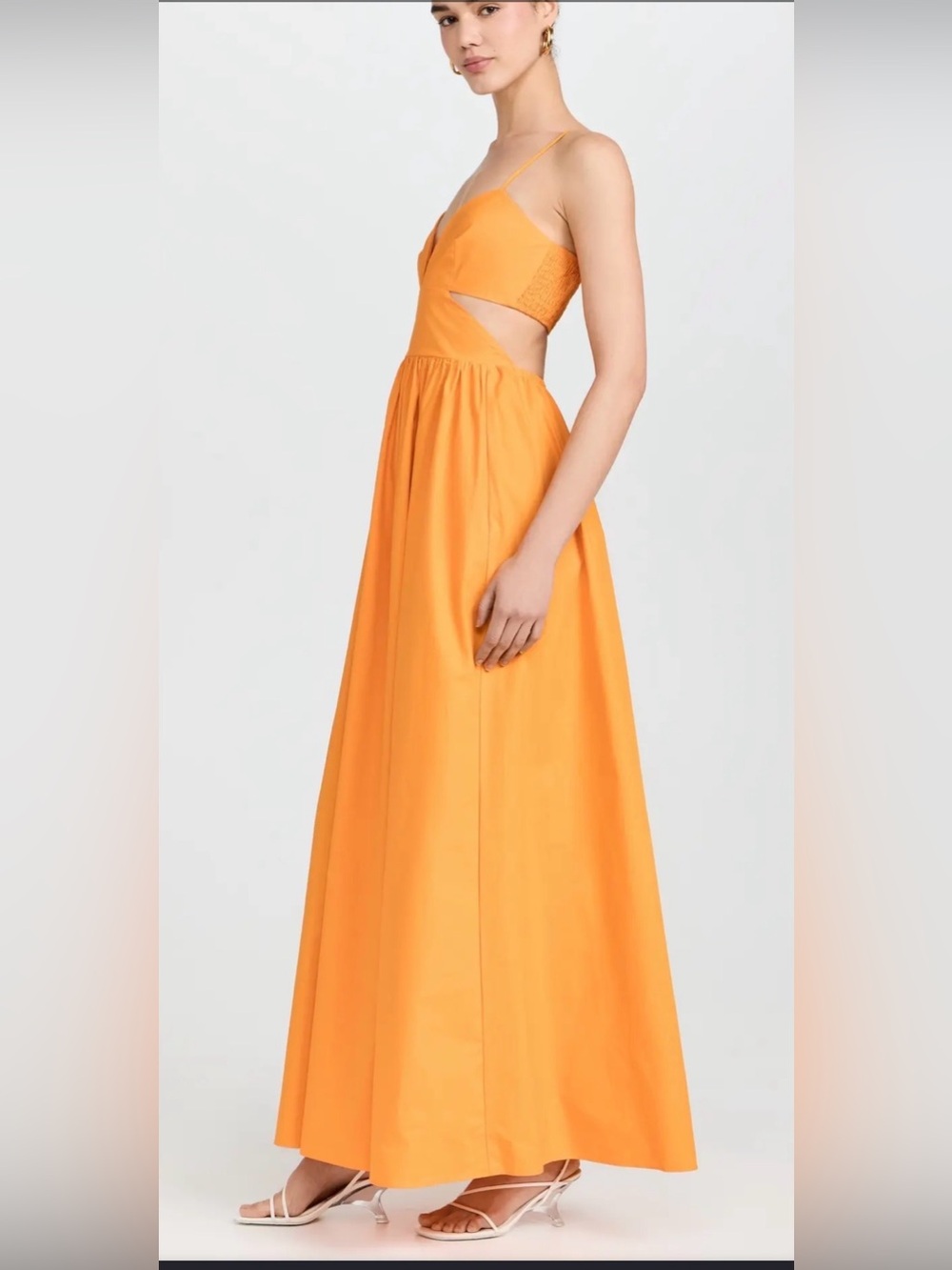Susana Monaco Poplin cutout open back dress - Picture 7 of 9